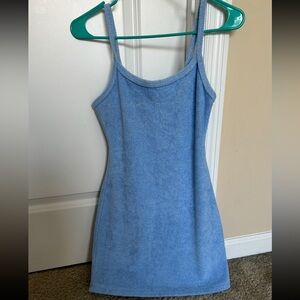 Abercrombie & Fitch Light Blue Terry Cloth Top